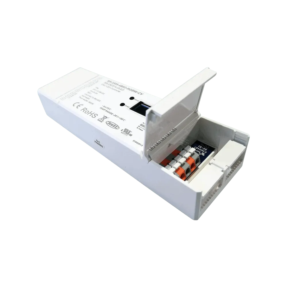 4-channel DALI DT6 LED dimmer with master function, RGBW, constant voltage 12-36VDC, max. 720W