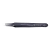 ESD SMD tweezers 110 mm shape 4 stainless steel, dissipative