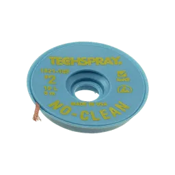 Techspray desoldering braid ESD, 1.4mm x 3m, flux-coated, no-clean