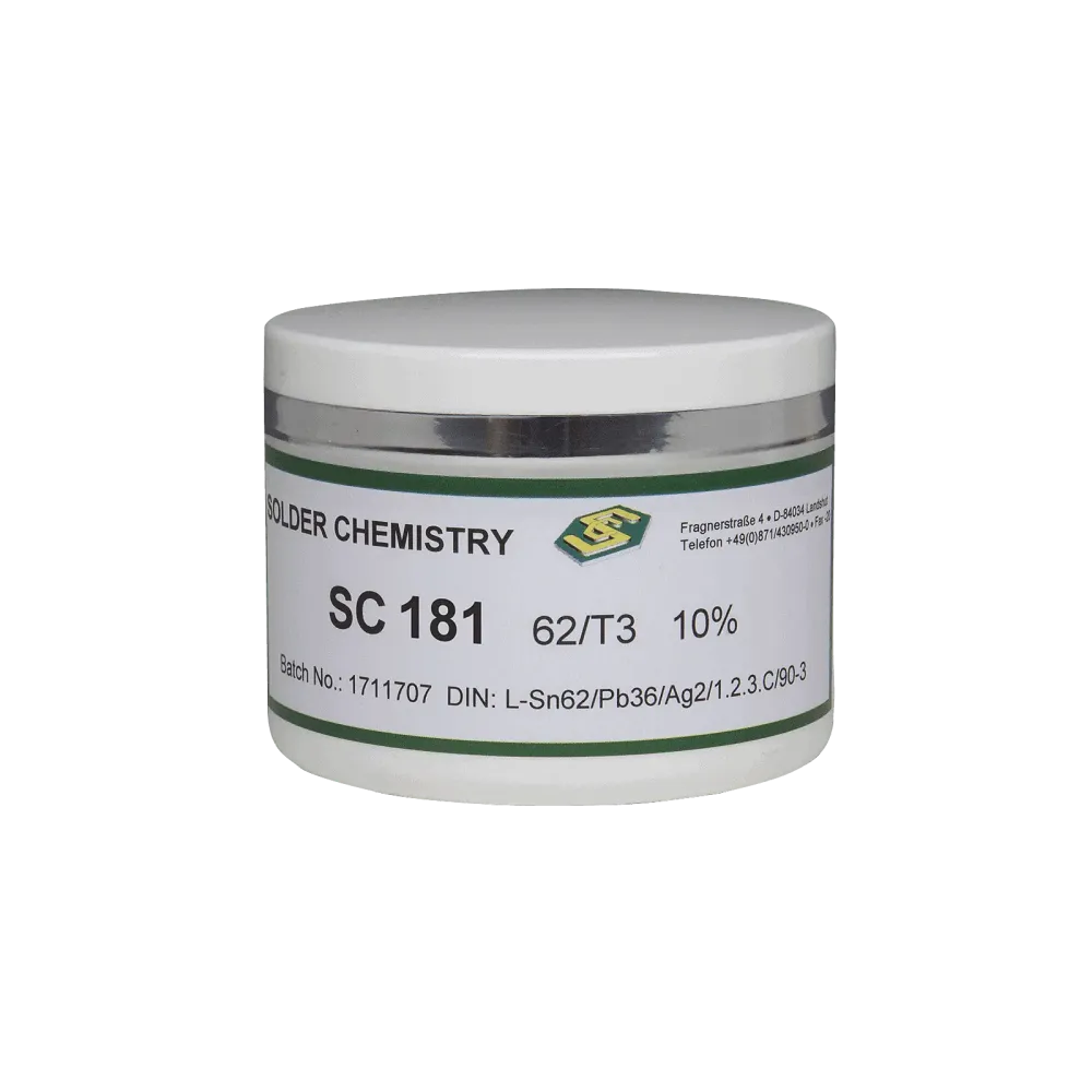 SC 181 62/Pb36/Ag2/T4 10/02 Can 500g