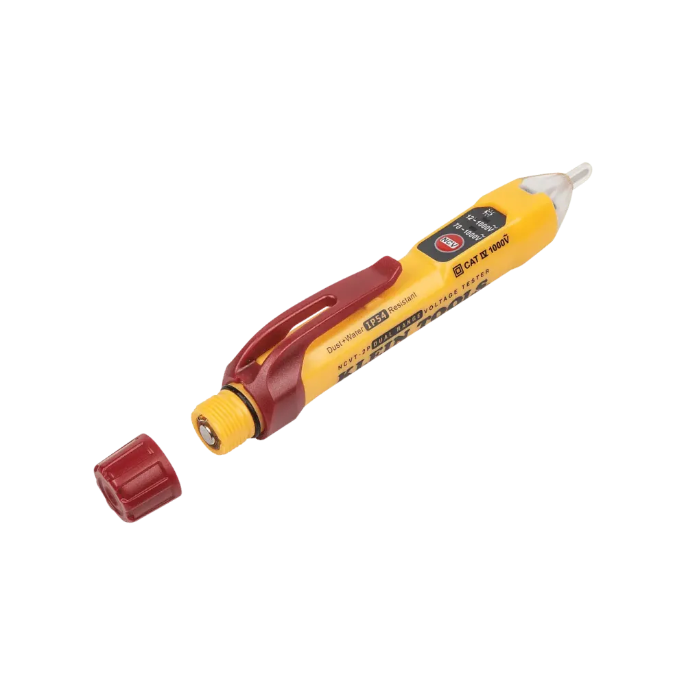Contactless voltage tester with two measuring ranges, 12-1000 V AC