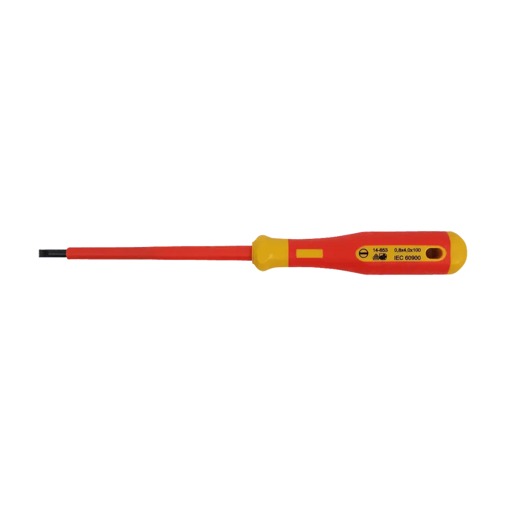 VDE screwdriver slotted blade 4.0 x 100 mm