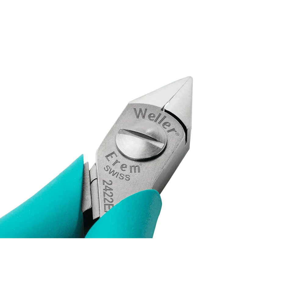 Ergonomic side cutter, 5″, pointed head