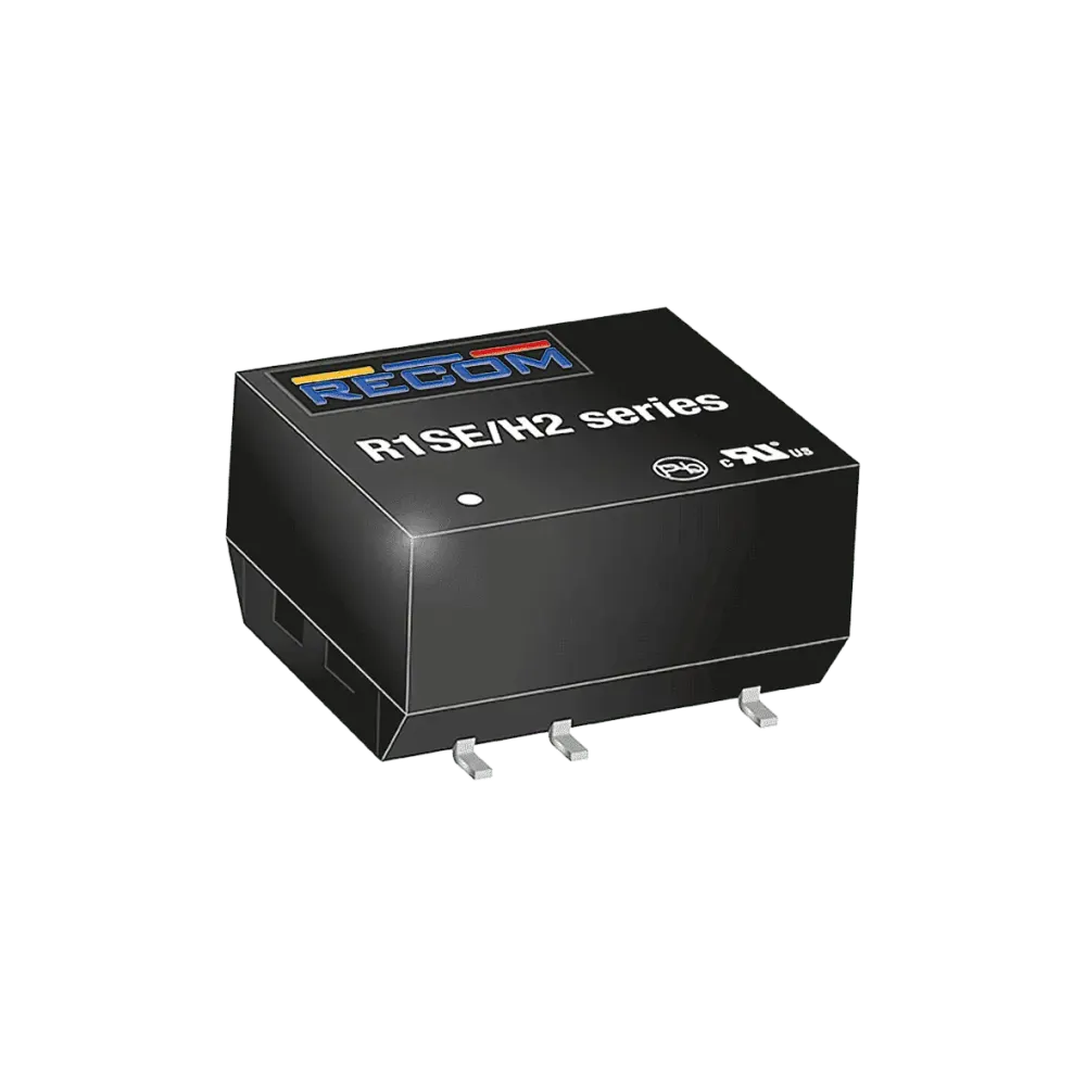 1W DC/DC converter, input 12V +/-10%, output 5V/200mA, SMD