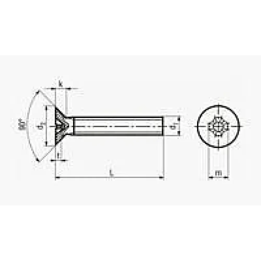 Countersunk screw M3x10 (PU=100pcs.)