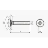 Countersunk screw M3x10 (PU=100pcs.)