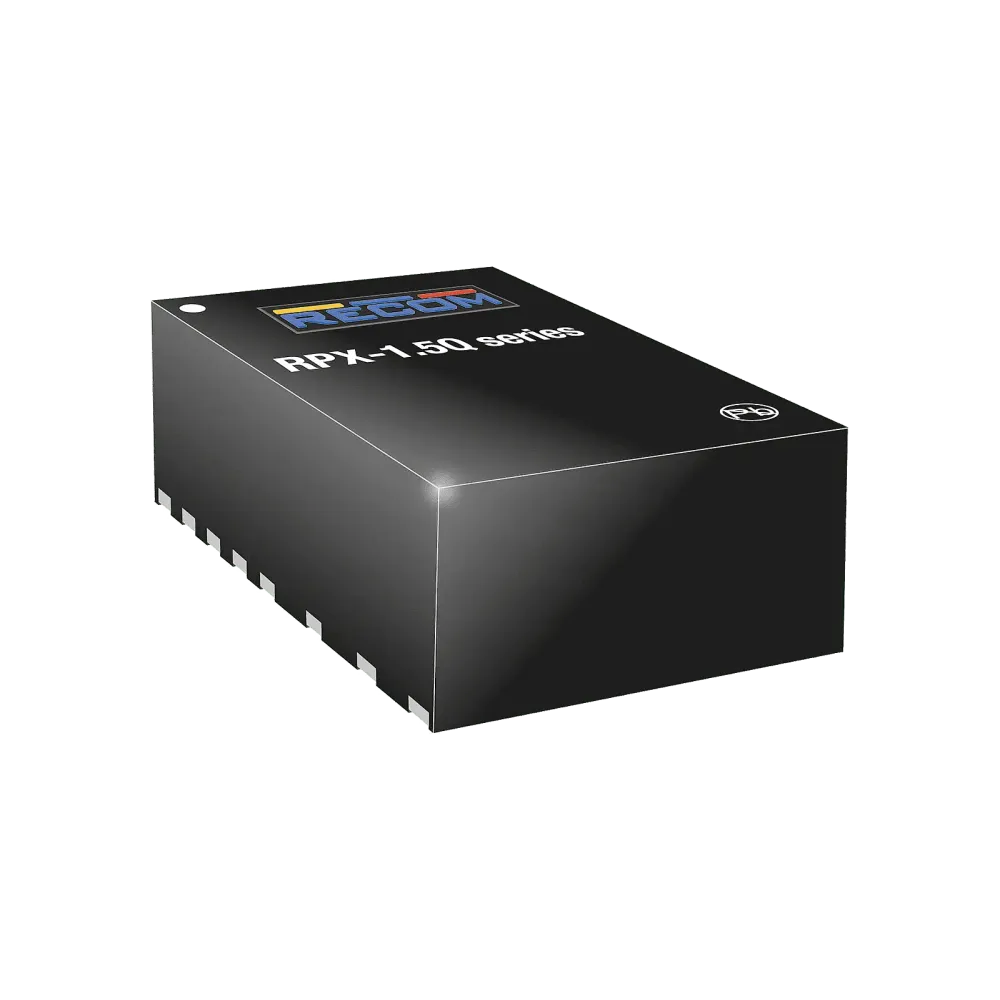 7.5W DC/DC converter, input 4...36V, output 0.8...30V/1500mA, QFN