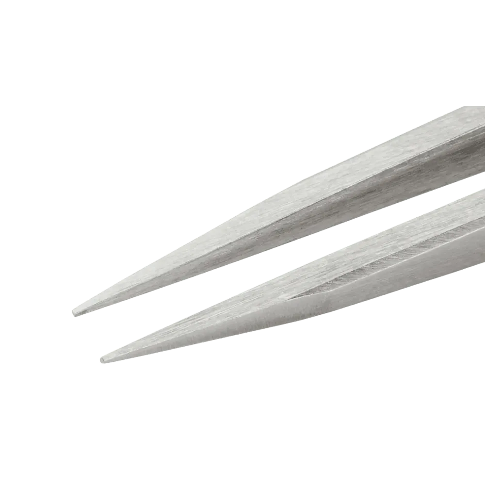 Precision tweezers with fine tips, very robust