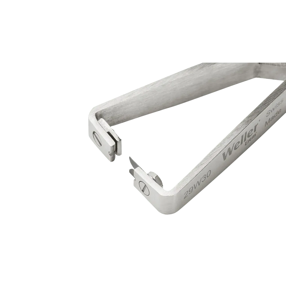 Stripping tweezers with synthetic fiber handle