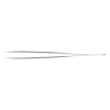 Precision tweezers with long tips for precision work on printed circuit boards