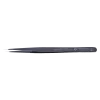 ESD SMD tweezers 140mm shape SS stainless steel, dissipative