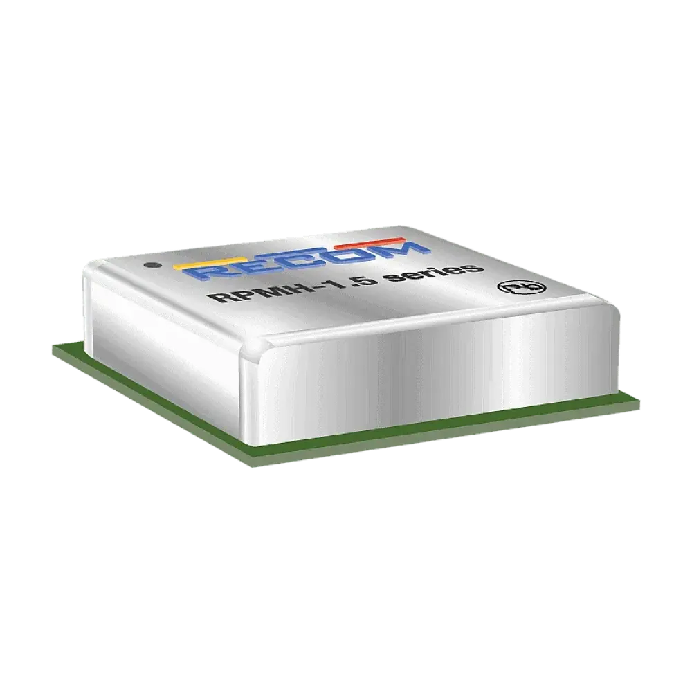18W DC/DC converter, input 14...60V, output 7.2...13.2V/1500mA, LGA