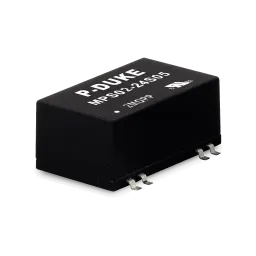 2W medical DC/DC converter, input 4.5...12V, output +24V / +83mA