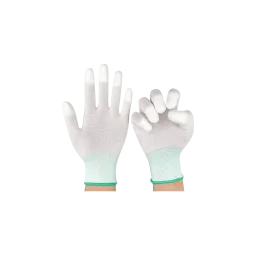 ESD gloves with fingertip reinforcement, nylon
