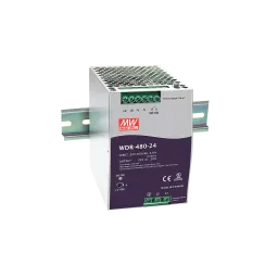 480W DIN rail power supply 48V/10A, 1 or 2-phase