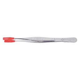 Transistor pulling tweezers 145 mm gripping jaws insulated like a spoon