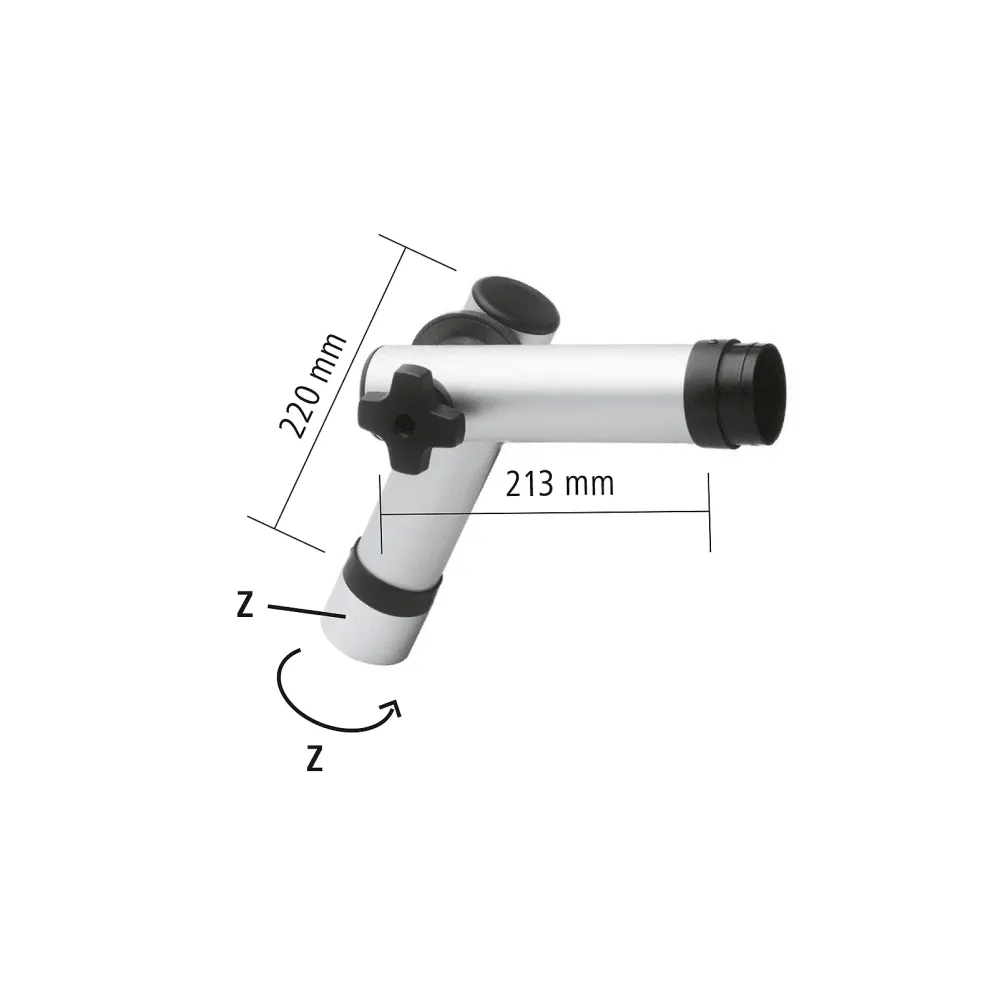 Rotatable Easy-Click 60 extension joint