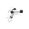Rotatable Easy-Click 60 extension joint