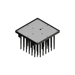 Square Pin Fin LED cooler in 2x2MX format