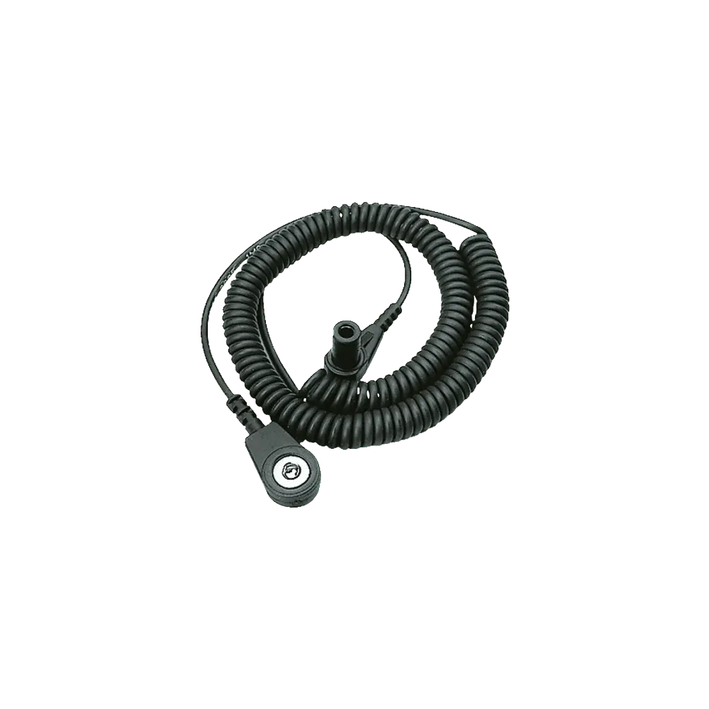 Earthing contact connection angled 4 mm socket