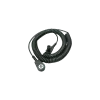 Earthing contact connection angled 4 mm socket