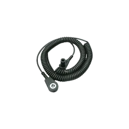 Earthing contact connection angled 4 mm socket