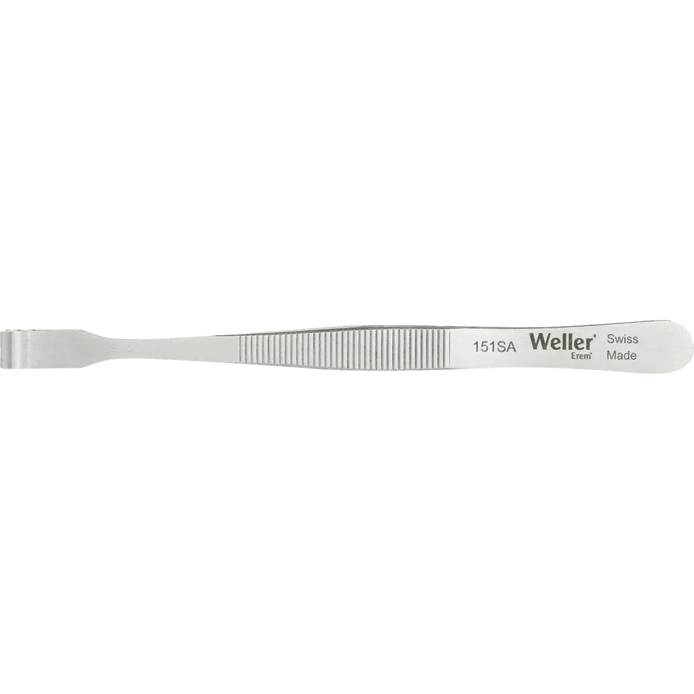 SMD tweezers with round tips Ø 3 mm, 6 mm