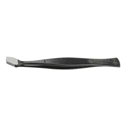 ESD SMD tweezers 105mm shape 46d stainless steel, dissipative