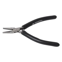 ESD flat nose pliers BLACKline dissipative 120 mm smooth gripping surfaces