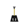 Stand with bracket incl. grommets and floor mat