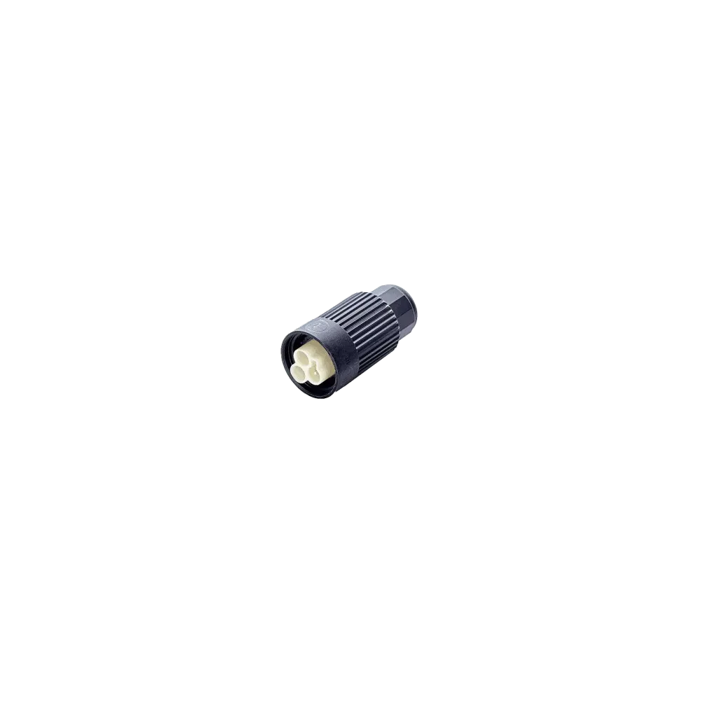 Circular plug connector, 3p, plug, screw connection, 0.5-2.5mm2, D7.0-12.0mm, IP66/IP68