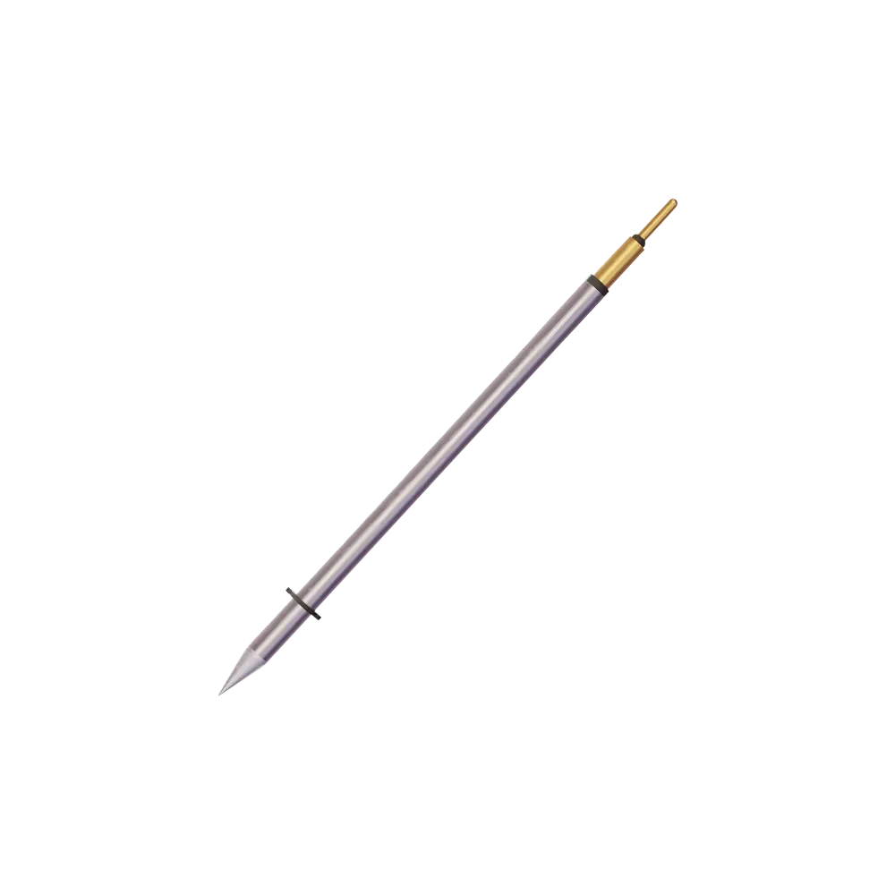 Metcal MicroFine 600 series soldering tip cartridge, conical, 0.1 mm x 5 mm