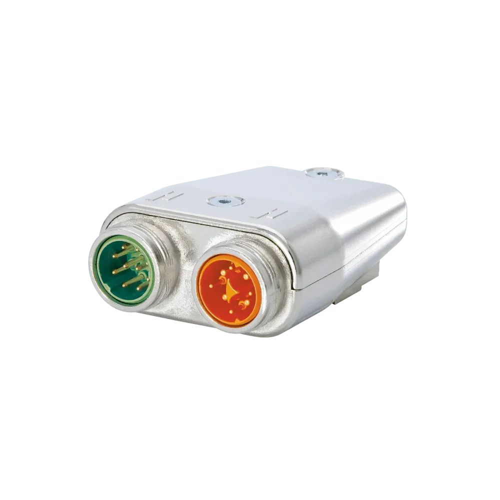 Housing M16 cable connector TWINTUS flange 20 x 20mm