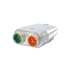 Housing M16 cable connector TWINTUS flange 20 x 20mm
