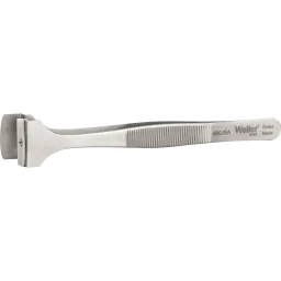 Wafer tweezers with freely movable upper blade made of Teflon