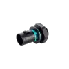 Panel round plug, 2p, pin, screw connection, 0.25-1.5mm2, IP68 (30m/1h)