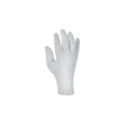 uvex cotton glove bleached in various sizes
