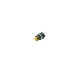 Mini circular device connector M20, 2p, plug, screw connection, 0.5-2.5mm2, IP68