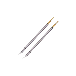 Metcal MicroFine 600 series soldering tips for tweezers, conical, 0.4 mm x 6.2 mm