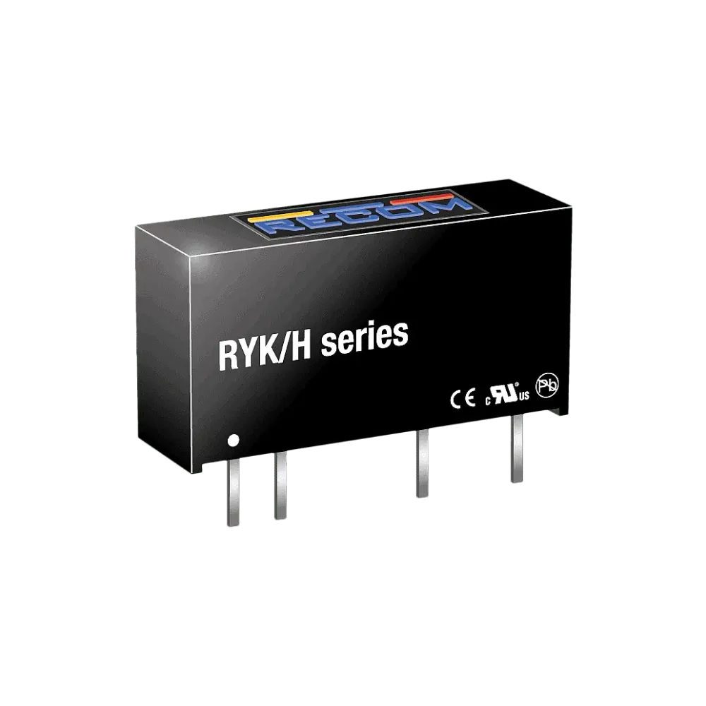1W DC/DC converter, input 5V, output 3.3V/303mA