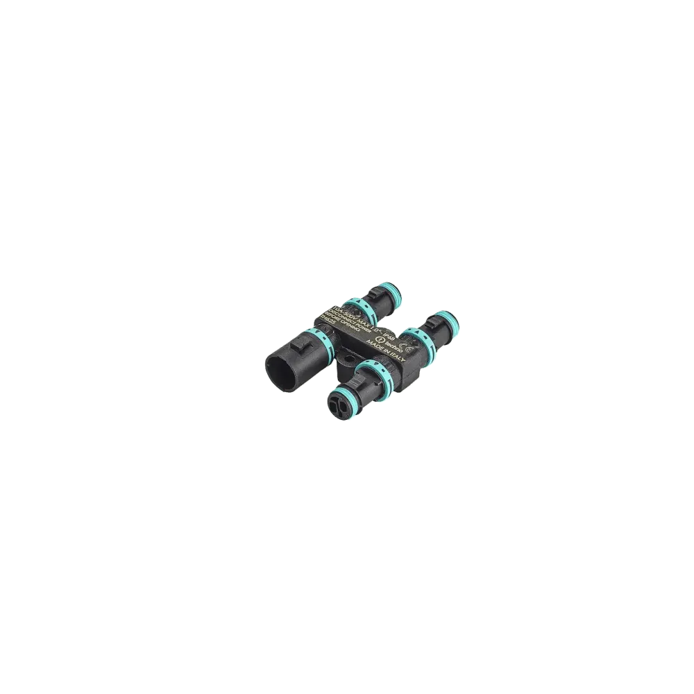 Set: H-cable distributor TH625, 4-gang, 2P, screw connection, D4.0-8.0, IP66/IP68