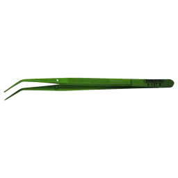 Anatomical tweezers 150 mm serrated PTFE-coated