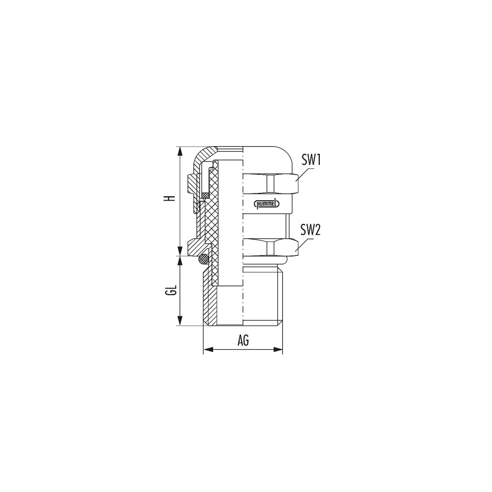 HSK-M-PVDF-Ex d (metric)