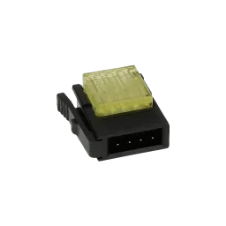Plug square 4p IDC Mini Clamp II yellow
