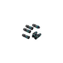 Set: H-cable distributor TH624, 4-gang, 4P, screw connection, D6.0-13.5, IP68