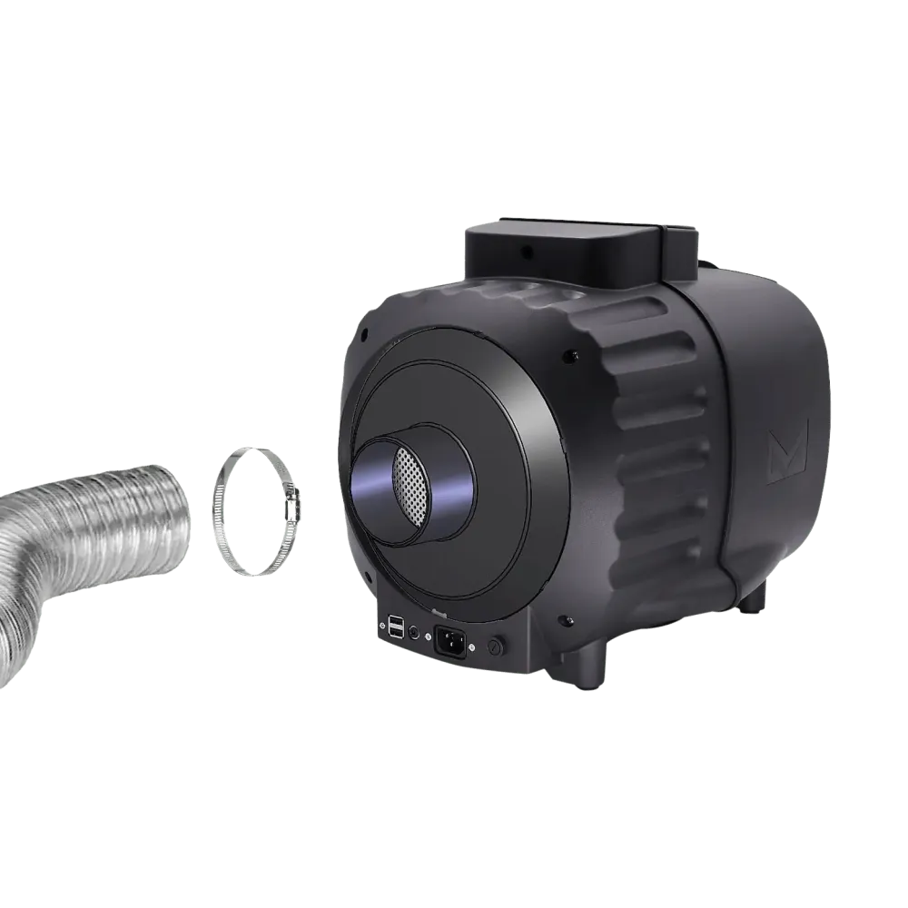 Adapter for connection to the BVX-250 exhaust air system for building ventilation