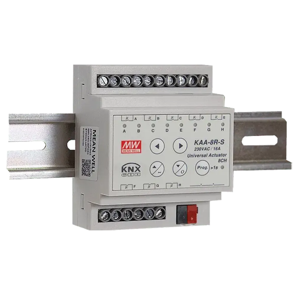 8 Kanal KNX Universal Schaltaktor, 16A pro Kanal, mit KNX Secure