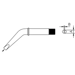 CT6 DX8 soldering tip chisel shape
