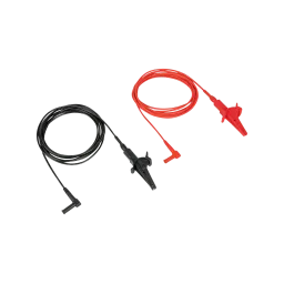 Heavy-duty crocodile clips, test leads - 305cm