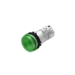 Control light, with LED light, 24Vdc, green, push-in